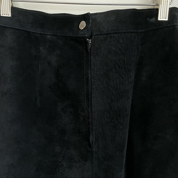 Vintage Genuine Suede Pencil Skirt - Picture 5 of 16